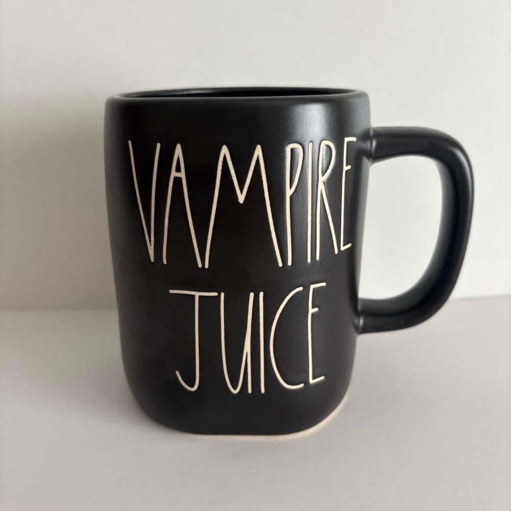 Rae Dunn Vampire Juice Halloween Ceramic Mug